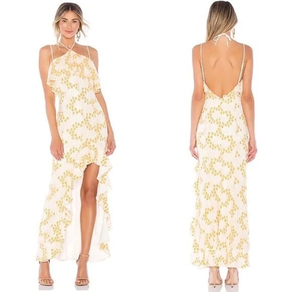 Lovers + Friends Oorja Floral Lace Midi Dress Size M NWOT - Picture 3 of 16